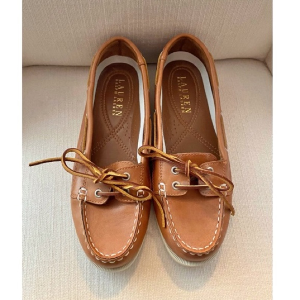 Ralph Lauren Boat Shoes (Size 7.5)